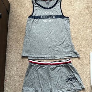 Women’s Tommy Hilfiger tank and short set. Size small.